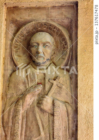 figure of a Catholic Saint Saint Joseph Oriol 137617478