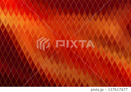 Luxurious rhombus pattern. Diamond mosaic bg. 137617877