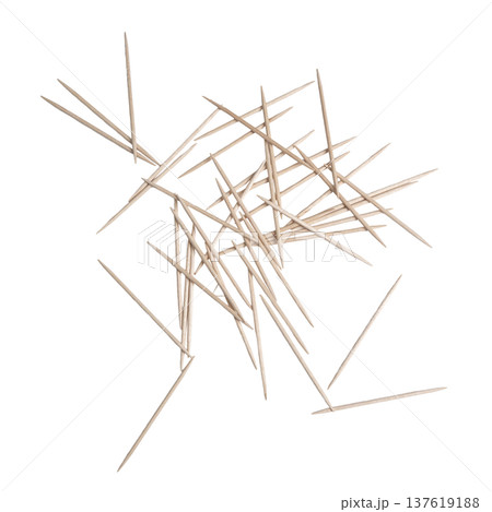 some toothpicks scattered 137619188