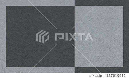 Textured gray and black paper background with outer frame and geometric panel. Template for presentation with copy space Textured gray and black paper background with outer frame and geometric panel. Template for presentation with copy space 137619412