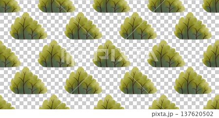 Seamless pattern with green shrubs. Hand drawn watercolor illustration of lush foliage and plants. Seamless pattern with green shrubs. Hand drawn watercolor illustration of lush foliage and plants. 137620502