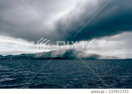 Sao Miguel Island Under Stormy Skies Sao Miguel Island Under Stormy Skies 137621733