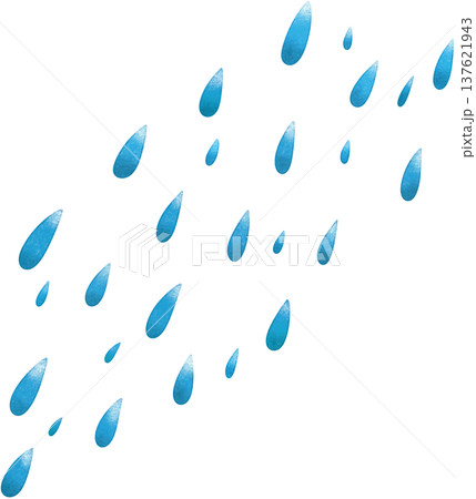 sky blue rain drop 137621943