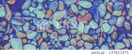 Natural vintage pebbles background in trendy rose color Natural vintage pebbles background in trendy rose color 137621975