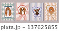 Dog Portrait Cards. 137625855