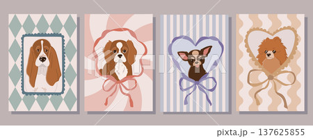 Dog Portrait Cards. 137625855