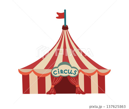 Vintage Circus Booth. 137625863