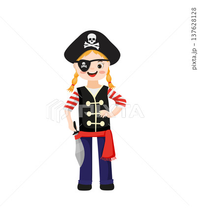 Pirate Girl Halloween Costume 137628128