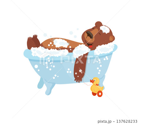 Bear in Bathtub 137628233