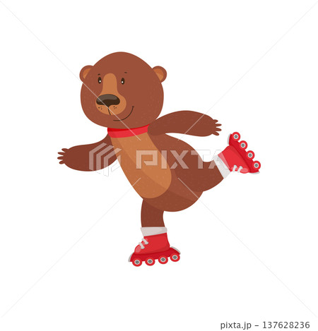Bear on Roller Skates 137628236