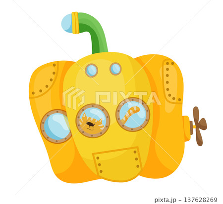 Pepper Shaped Submarine 137628269