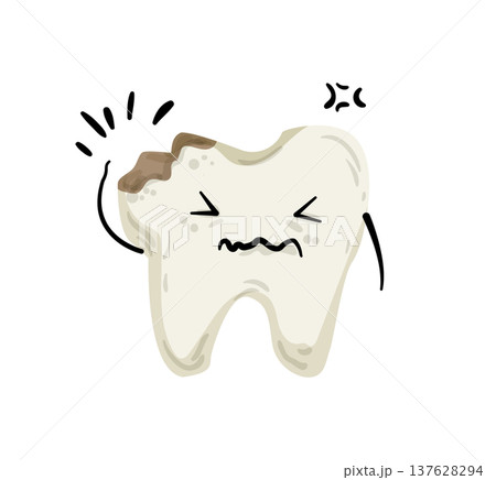 Decayed Tooth Angry 137628294