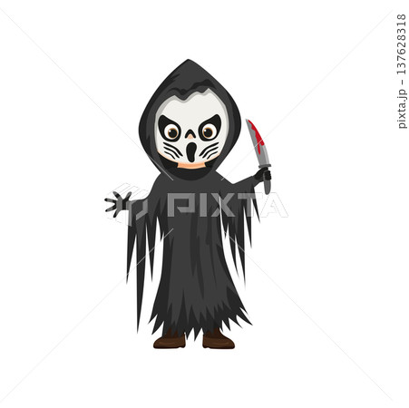 Scary Halloween Costume Kid 137628318