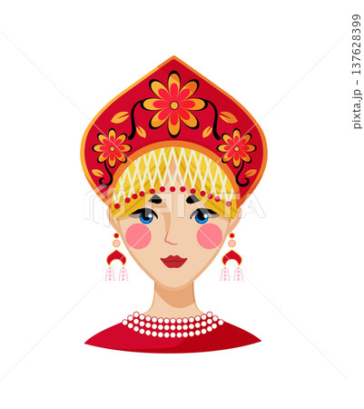 Kokoshnik Vector Illustration Kokoshnik Vector Illustration 137628399