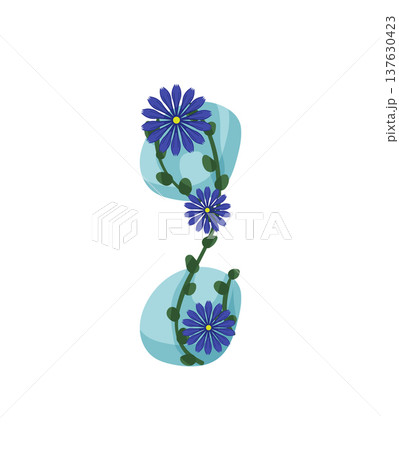 Colon with Flowers 137630423