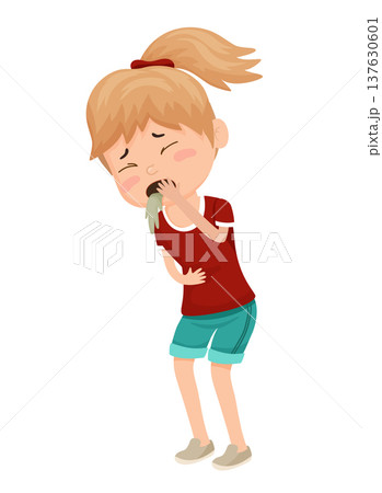 Girl Vomiting Girl Vomiting 137630601