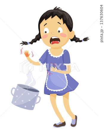 Girl with Burn 137630604