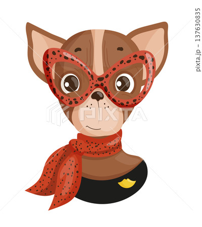 Chic Chihuahua Illustration 137630835