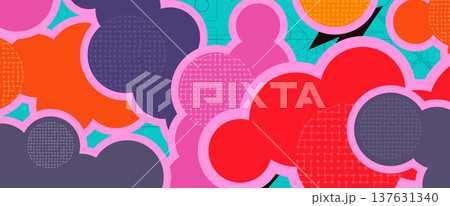 Cloud concept  abstract technology background and network service 137631340