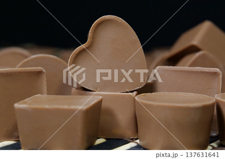Chocolate candies. Valentines Day Gift. Delicious chocolate candy 137631641