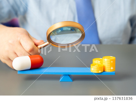 Researching the prices of medicines and medical supplies. Monitoring pharmaceutical costs and comparing drug prices. Healthcare affordability, pharmacy analytics and transparency in the medical market Researching the prices of medicines and medical supplies. Monitoring pharmaceutical costs and comparing drug prices. Healthcare affordability, pharmacy analytics and transparency in the medical market 137631836