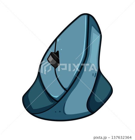 Vertical computer mouse promoting ergonomic hand comfort 137632364
