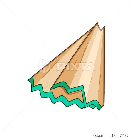 Pencil shaving illustrating creativity and educational concepts 137632777