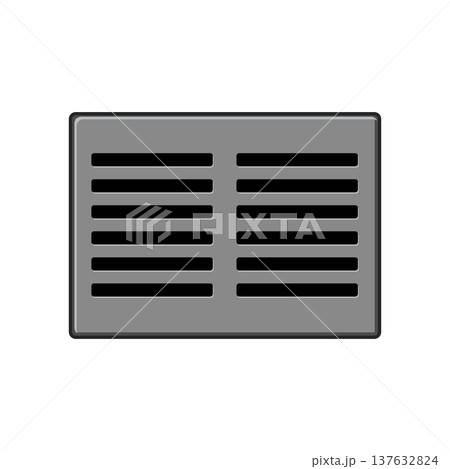 Grey rectangular urban road street drain cover illustration Grey rectangular urban road street drain cover illustration 137632824