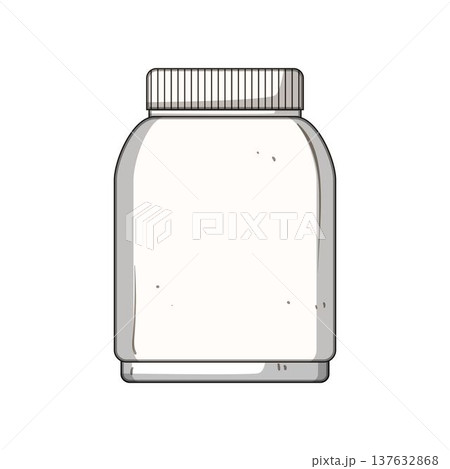 White blank container for sport nutrition supplement White blank container for sport nutrition supplement 137632868