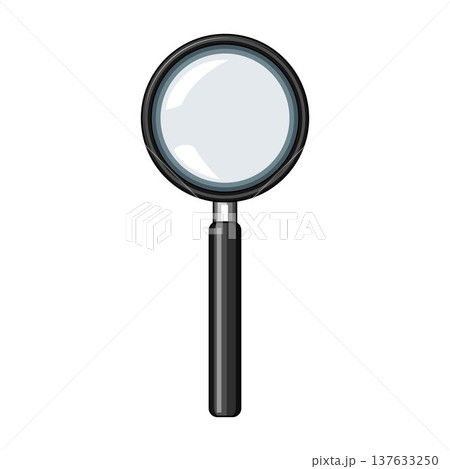 Magnifying glass exploring details zooming focusing searching Magnifying glass exploring details zooming focusing searching 137633250