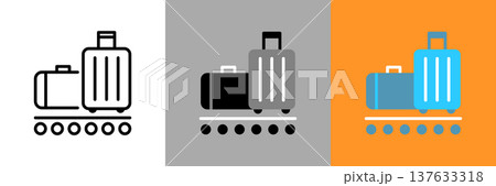 シンプルな荷物預かりのアイコン 137633318