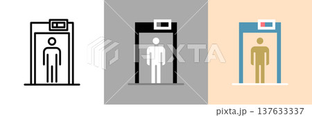 シンプルな金属探知機のアイコン 137633337