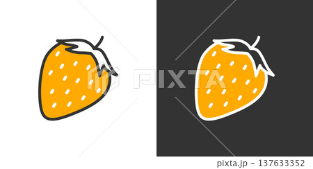 フルーツのいちごベクターアイコン 137633352