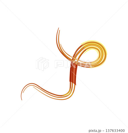 Abstract flowing line streak graphic design background 137633400