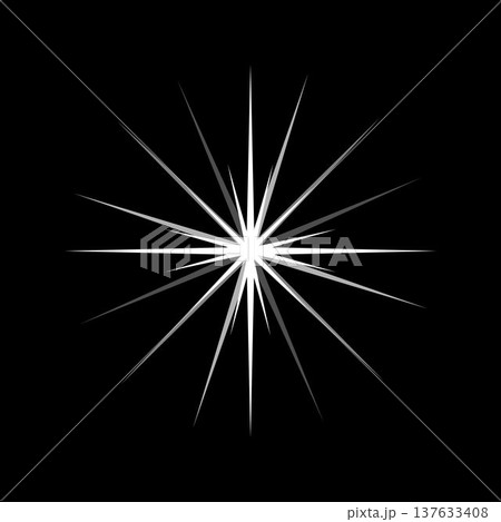 Abstract starburst light effect generating radial flare Abstract starburst light effect generating radial flare 137633408