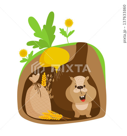 Hamster in Burrow 137633860