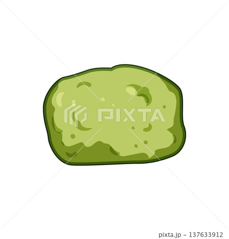 Wasabi paste condiment with green color and texture 137633912