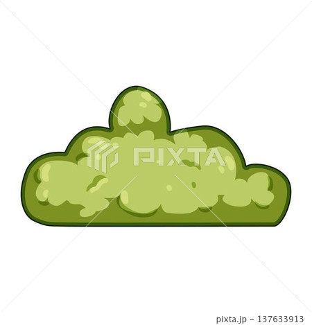 Green garden hedge cartoon illustration design element Green garden hedge cartoon illustration design element 137633913