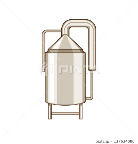 Fermentation tank producing beer brewing or wine processing 137634090