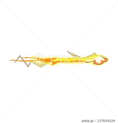 Blaster energy shot projecting speed effect 137634524