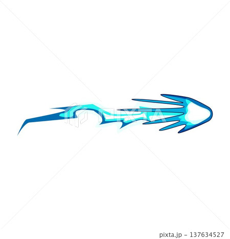 Energy blaster shot effect motion graphic element Energy blaster shot effect motion graphic element 137634527