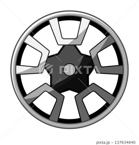 Alloy wheel illustrating automotive industry and vehicle tuning concept Alloy wheel illustrating automotive industry and vehicle tuning concept 137634640