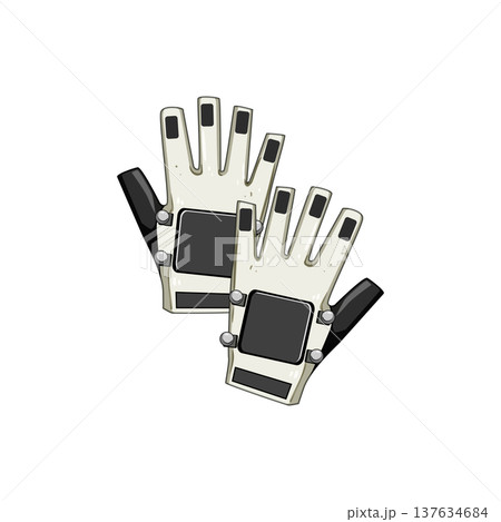 feedback vr gloves cartoon vector illustration feedback vr gloves cartoon vector illustration 137634684