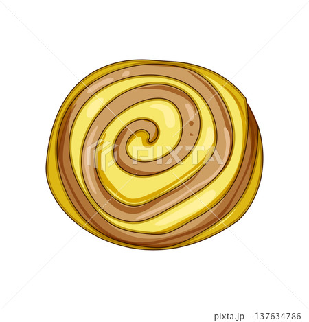 panadería mexican conchas cartoon vector illustration 137634786