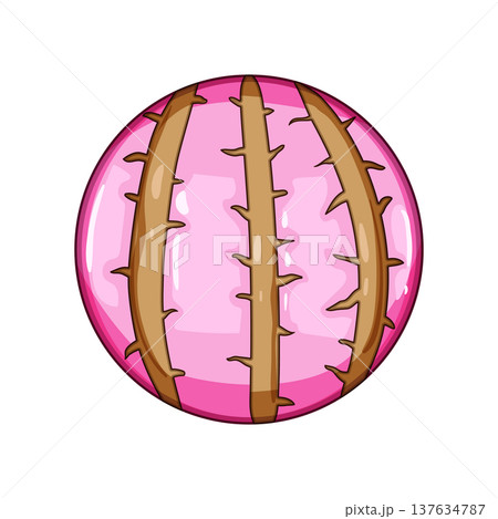 receta mexican conchas cartoon vector illustration 137634787