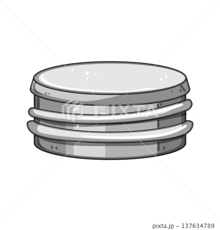 tamper metall bottle cap cartoon vector illustration 137634789