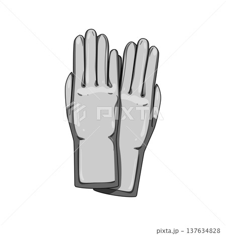 comfort leather gloves cartoon vector illustration comfort leather gloves cartoon vector illustration 137634828