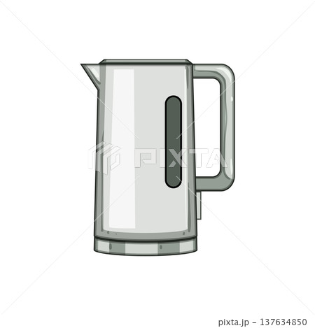 stainless kettle electric cartoon vector illustration stainless kettle electric cartoon vector illustration 137634850