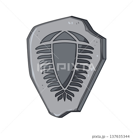 imprint fossil cartoon vector illustration imprint fossil cartoon vector illustration 137635344