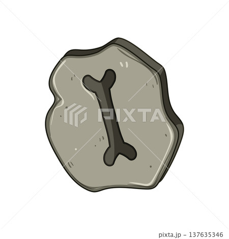 sedimentary fossil cartoon vector illustration sedimentary fossil cartoon vector illustration 137635346